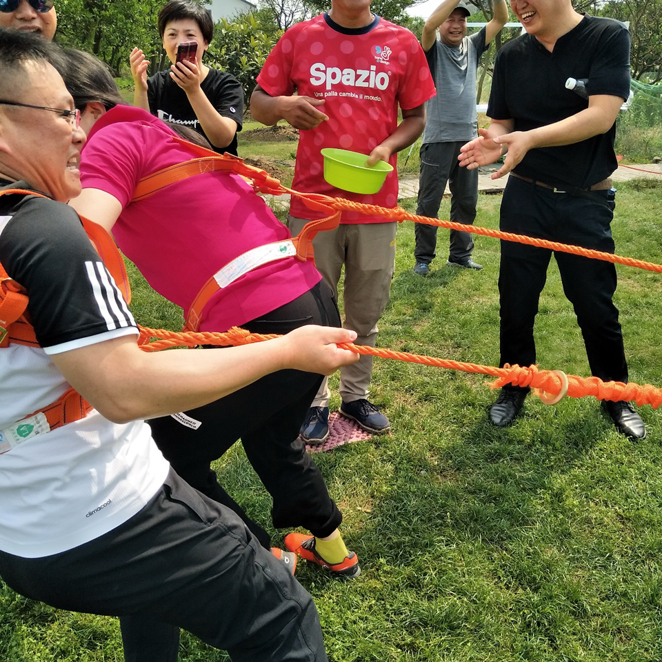 苏州余山岛户外趣味拓展活动