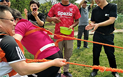 苏州余山岛户外趣味拓展活动